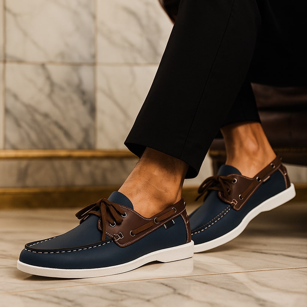 Riccardo Leather Boat Shoes