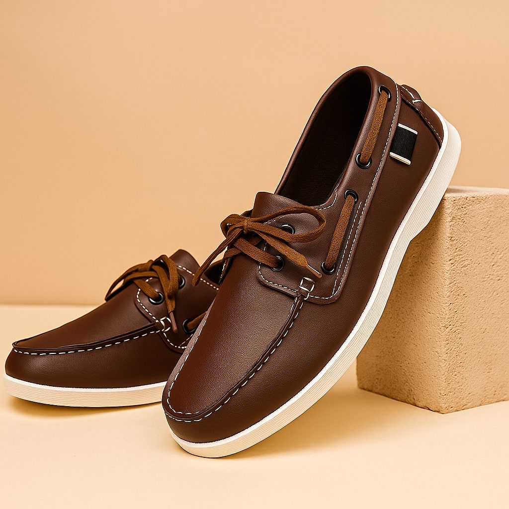 Riccardo Leather Boat Shoes