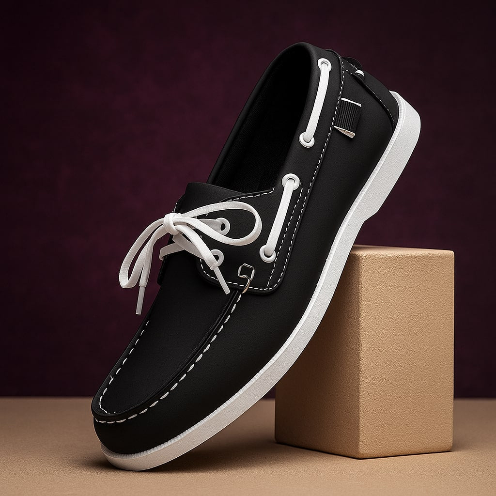 Riccardo Leather Boat Shoes