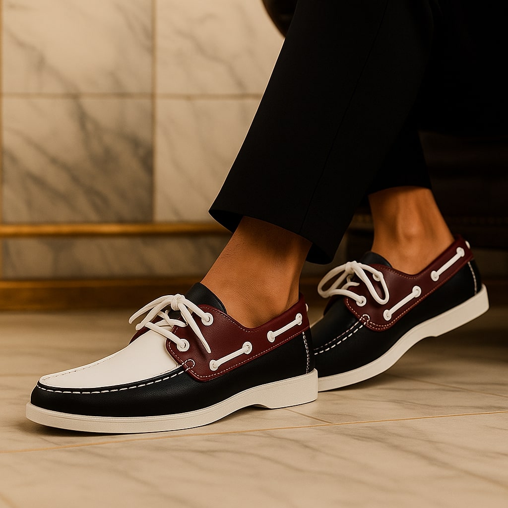 Riccardo Leather Boat Shoes