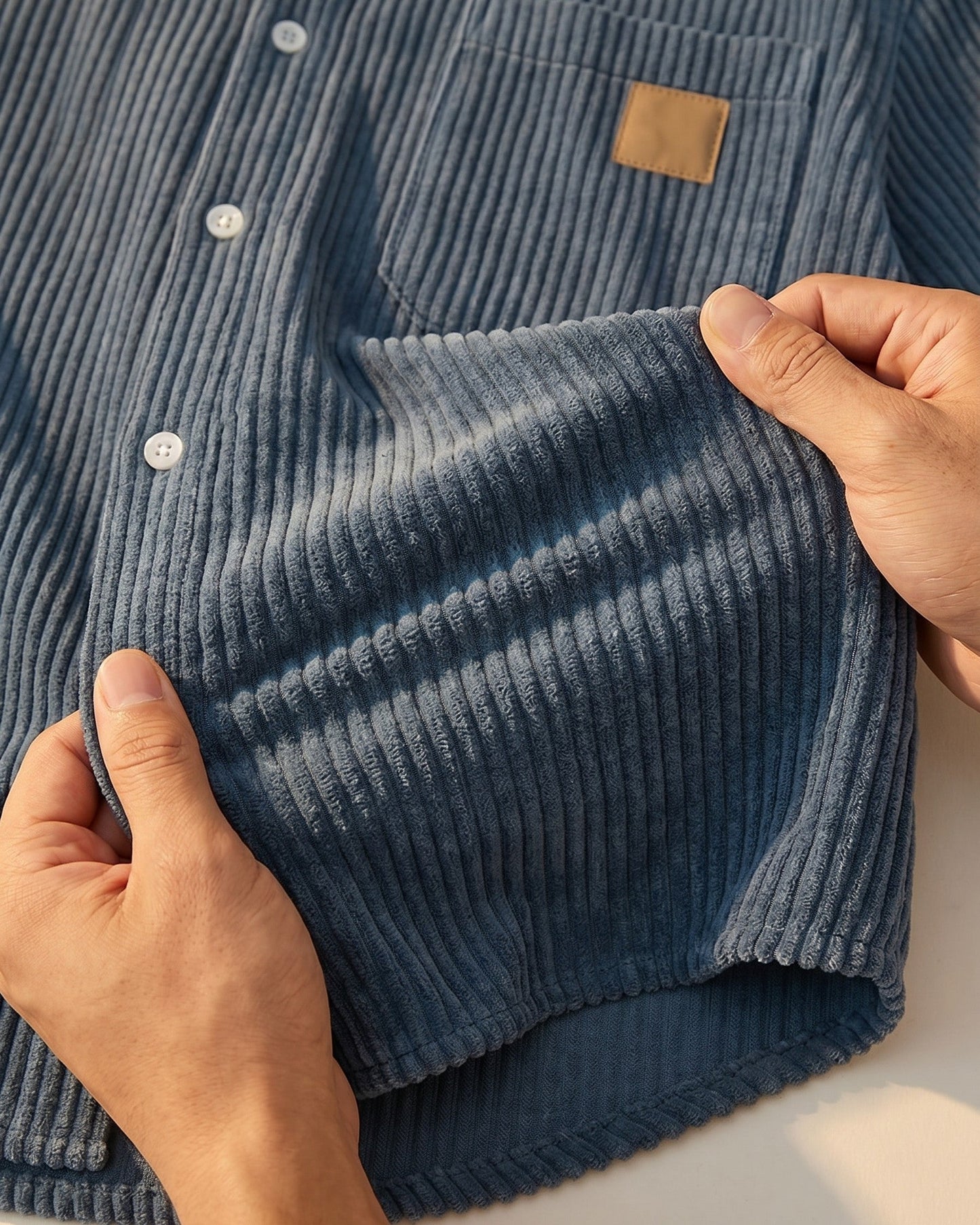 Massimo Corduroy Short-Sleeve Shirt