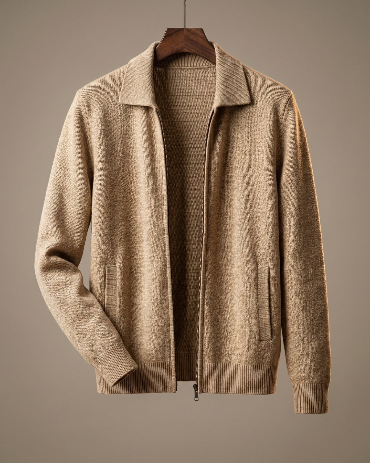 Rodolfo Cashmere Zip-Through Jacket