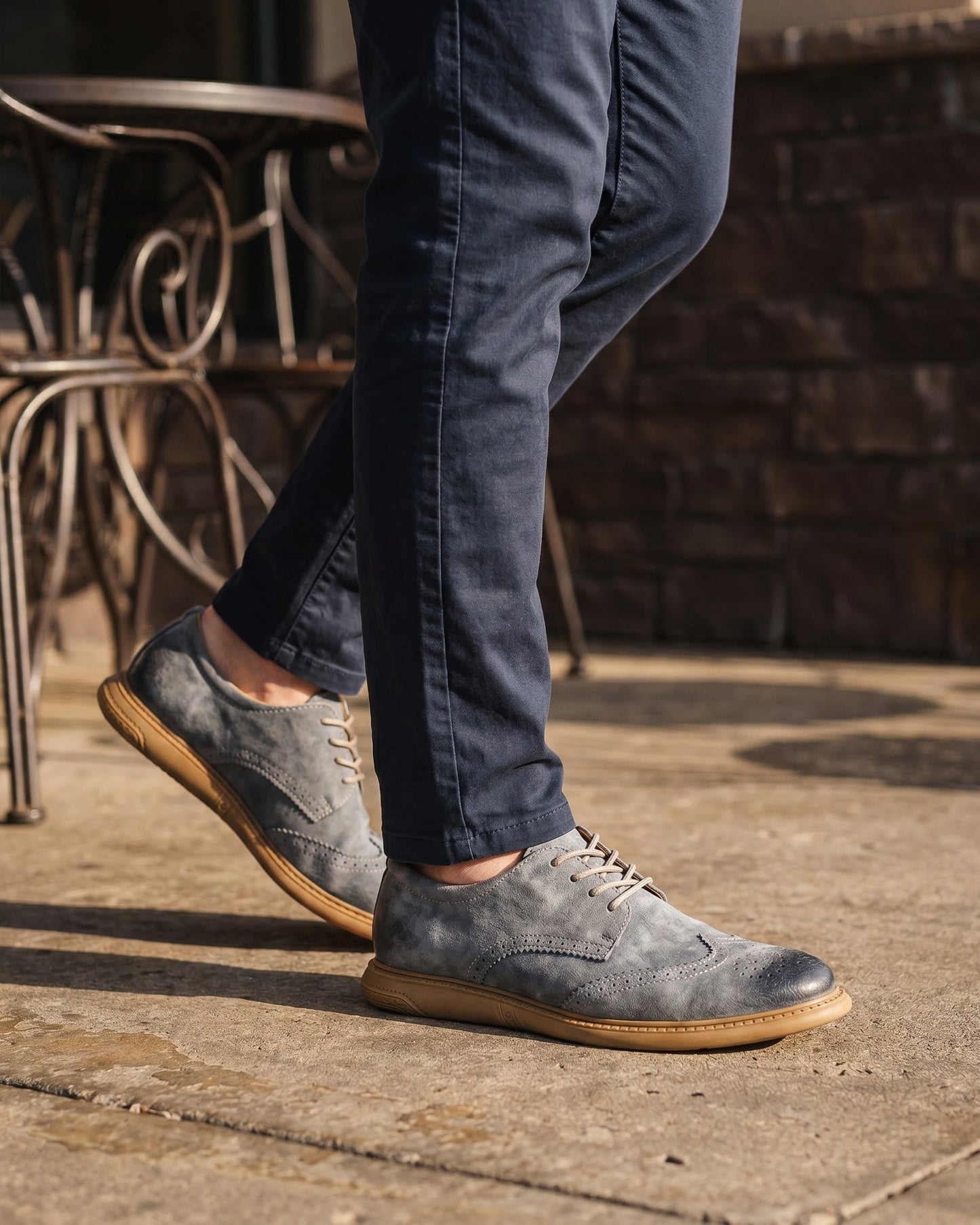 Raimondo Suede Brogue Oxford