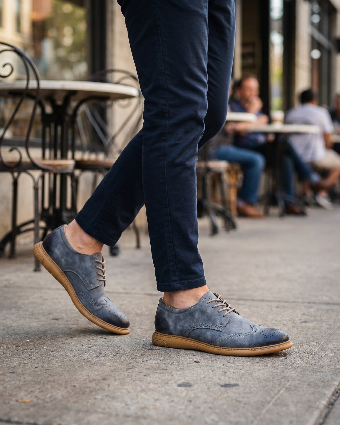 Raimondo Suede Brogue Oxford