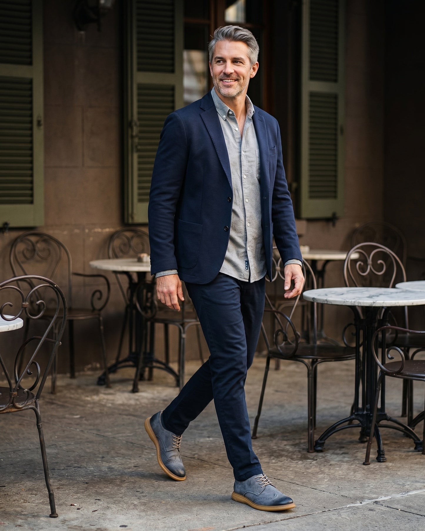 Raimondo Suede Brogue Oxford