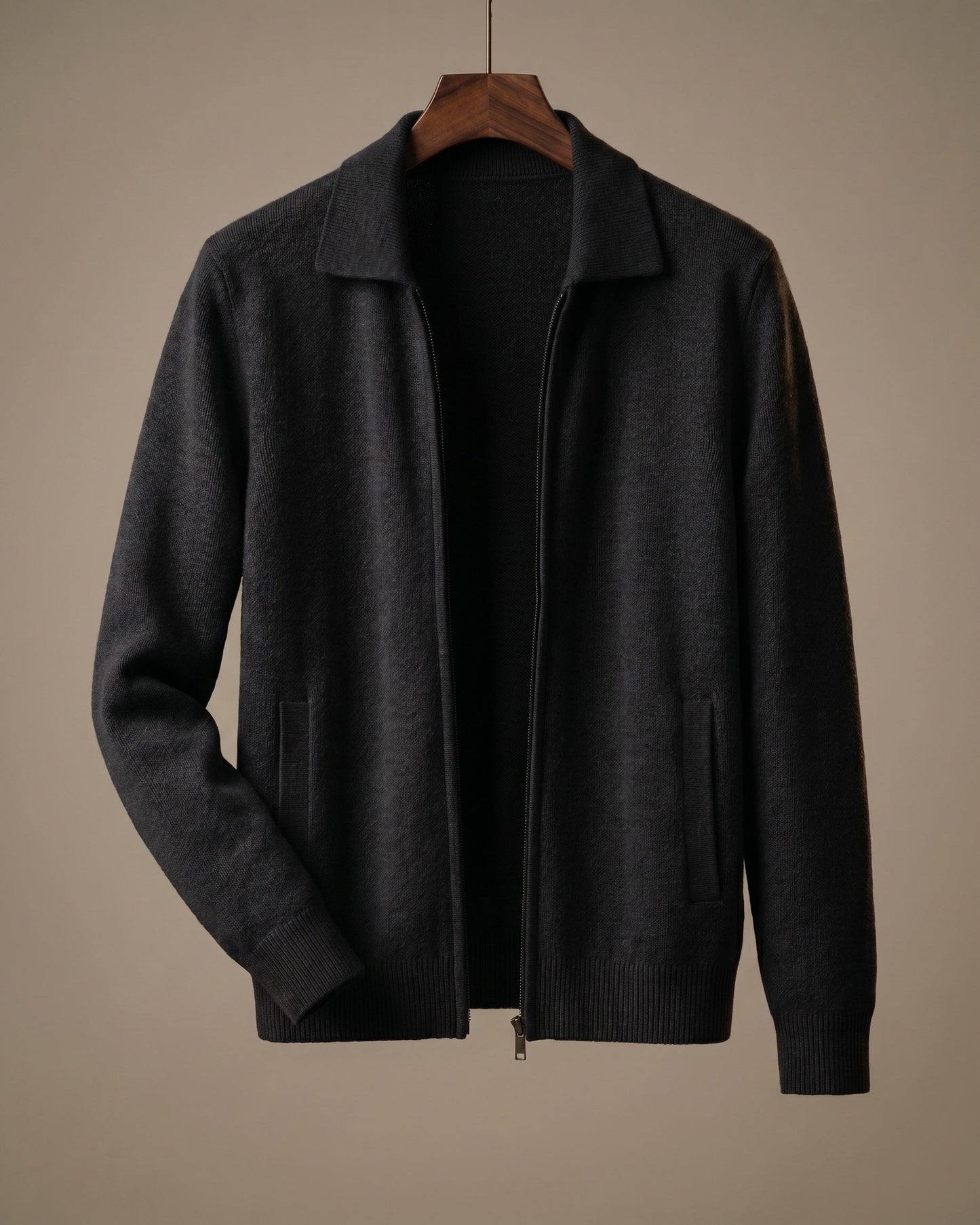 Rodolfo Cashmere Zip-Through Jacket