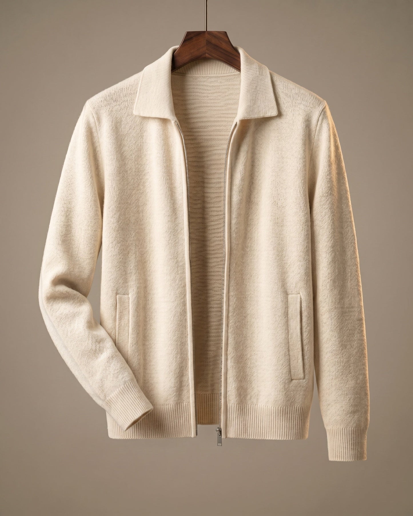 Rodolfo Cashmere Zip-Through Jacket